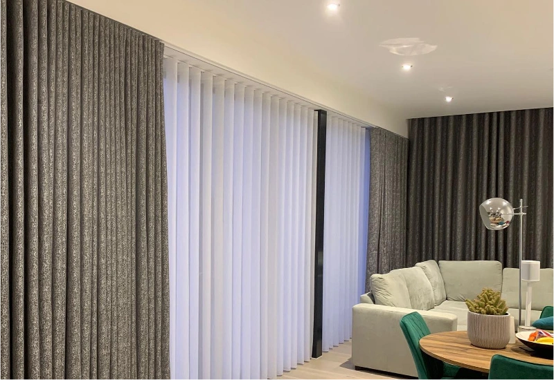 Luxury Wave Curtains Dubai Installation