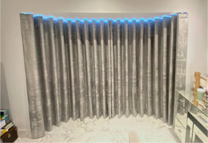 Custom Wave Curtains Installation in Dubai