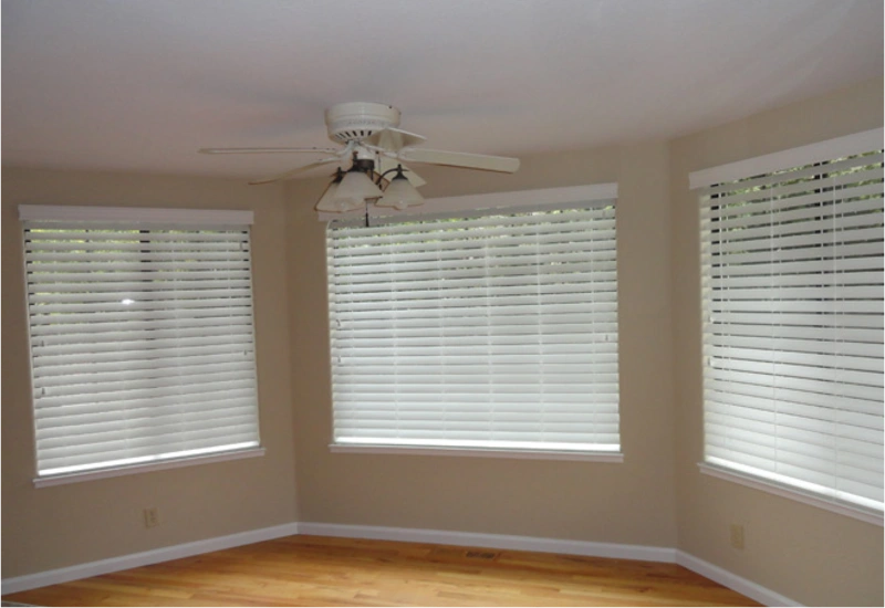 Contemporary aluminum blinds installation