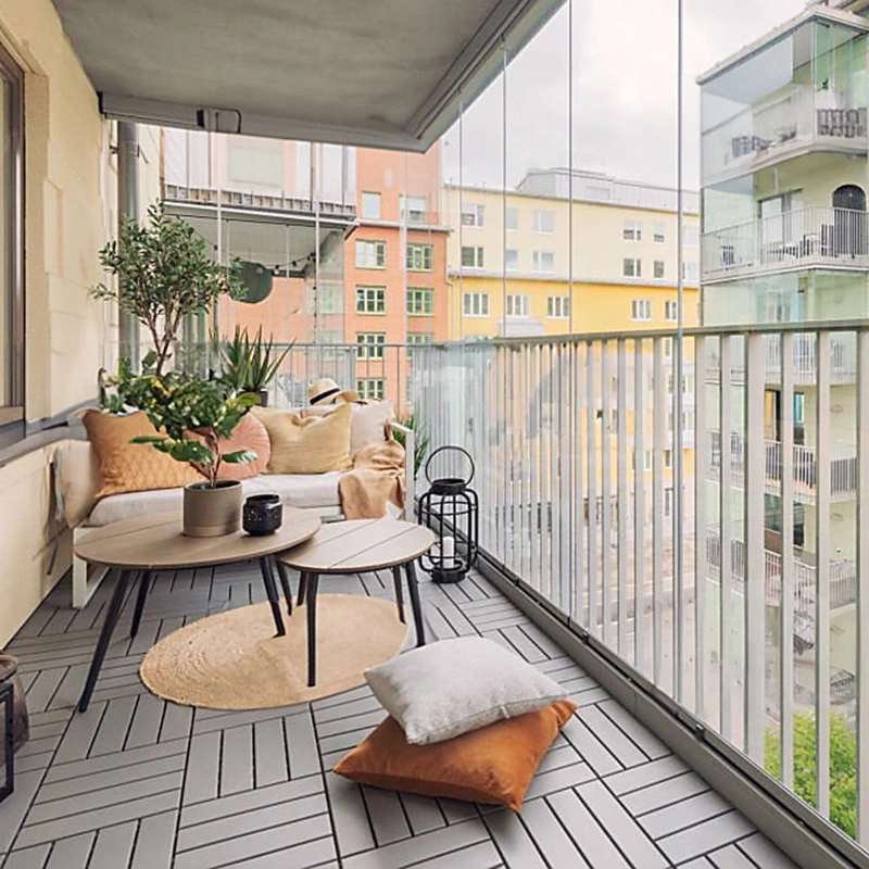 Balcony makeover with modern decor