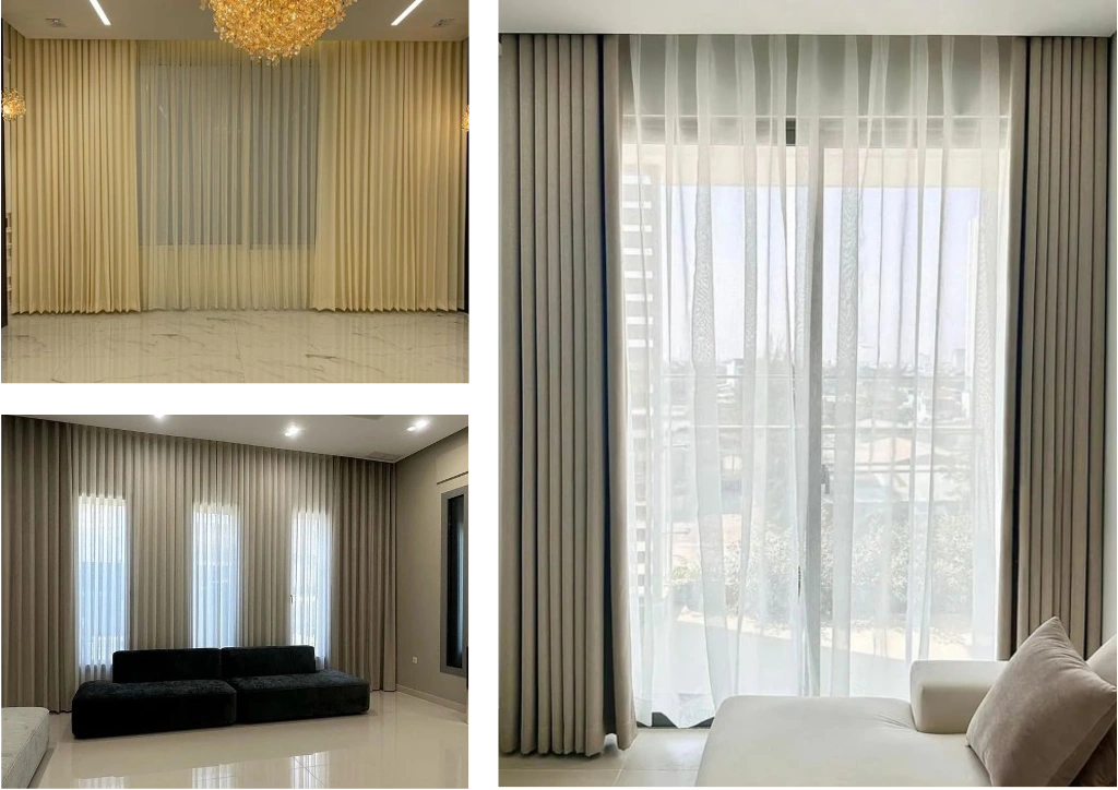 smart motorized curtains in Dubai