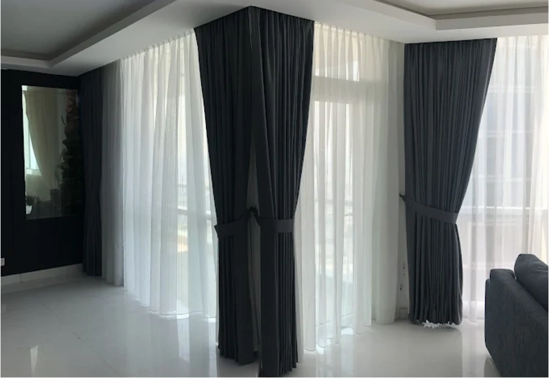 office motorized curtains recently installed