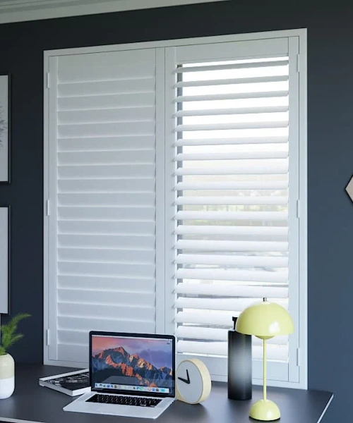Sleek shutter blinds for office