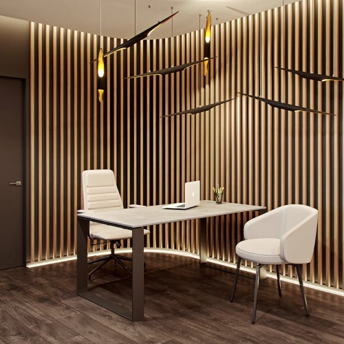 Decorative wall panels for offices