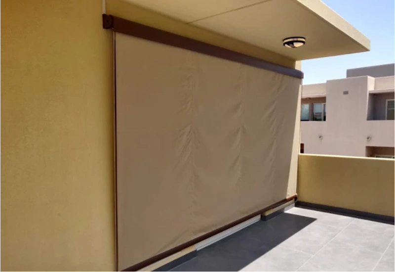 Installed outdoor blinds Dubai