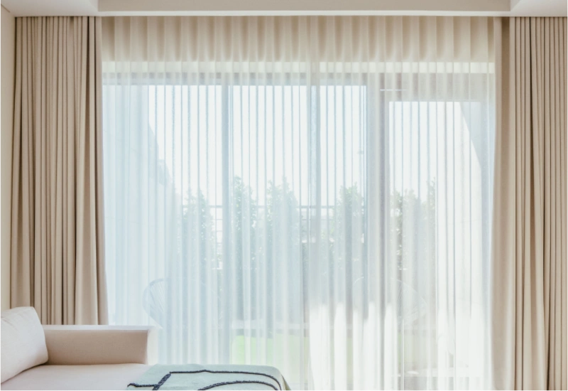 Premium custom sheer curtains in Dubai