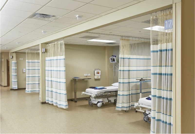 Hospital Curtain Installation Project