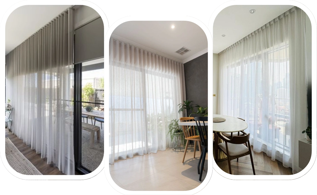 Elegant Sheer Curtains Dubai