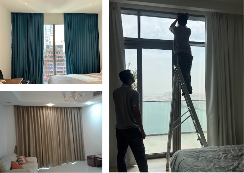 Smart Blackout Curtains Dubai