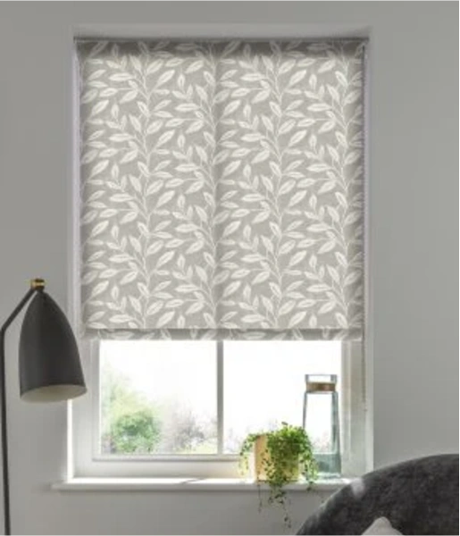 Office roller blinds setup