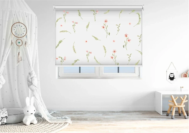 Custom roller printed blinds