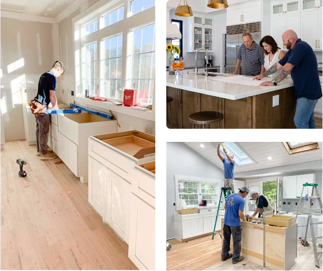 Expert kitchen renovation services team