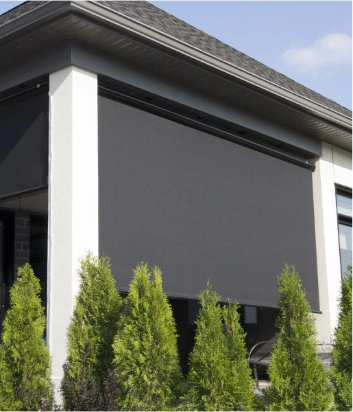 Economical outdoor blinds set
