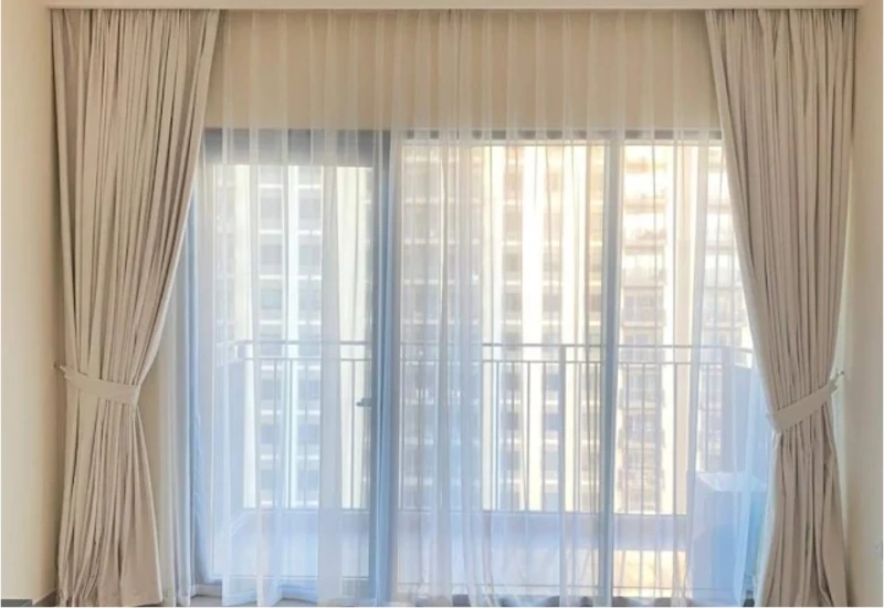 soft texture sheer curtain
