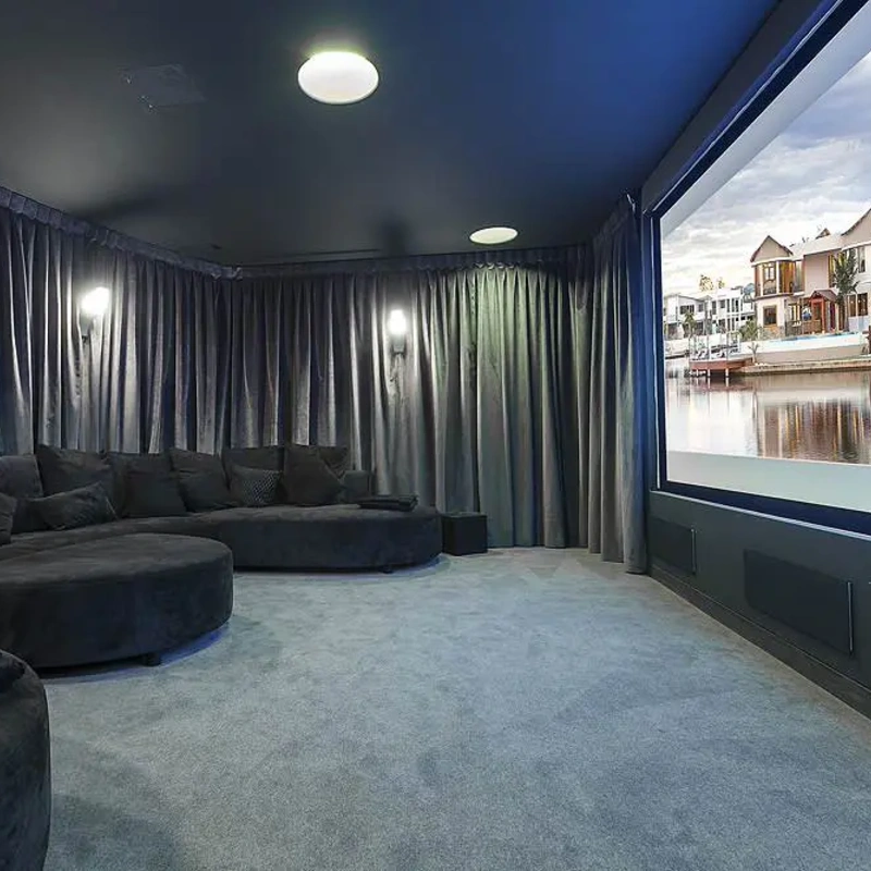 Soundproof theatre curtains design