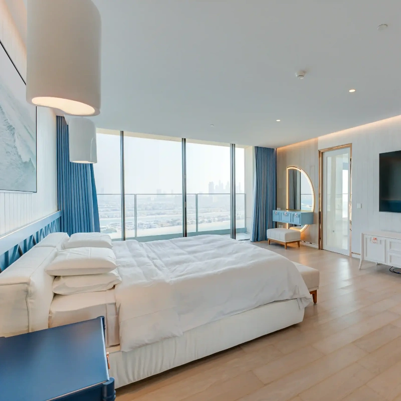 Modern bedroom renovation Dubai