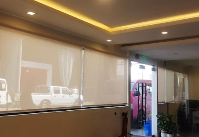 Blinds installation completed