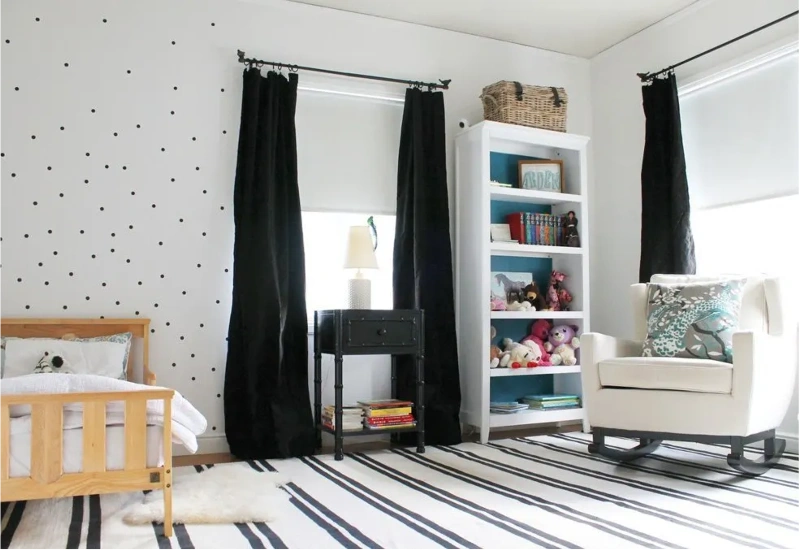 Kids Room Curtain Design Installation
