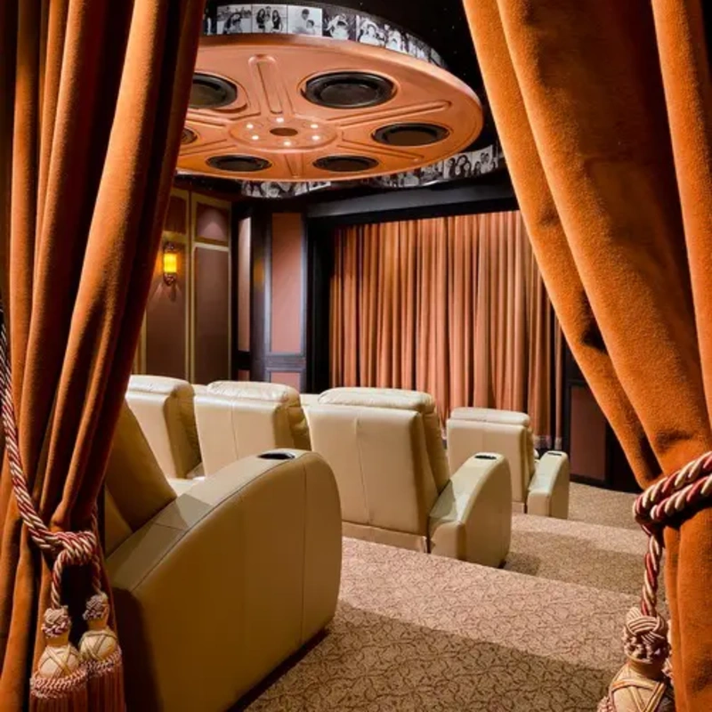 Linen Drapes for Cinematic Spaces