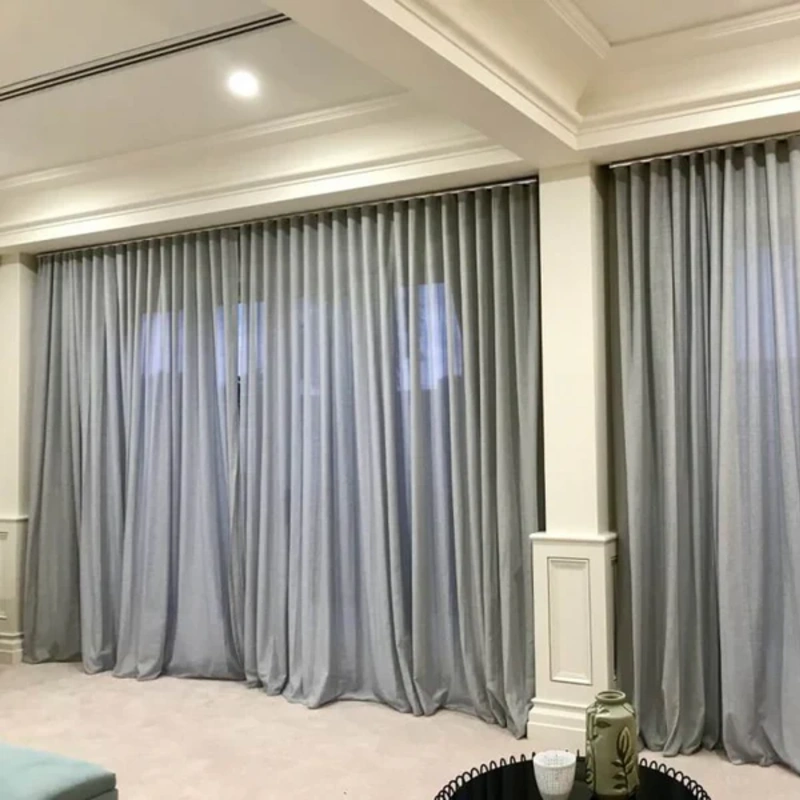 Sheer curtains for home theaters