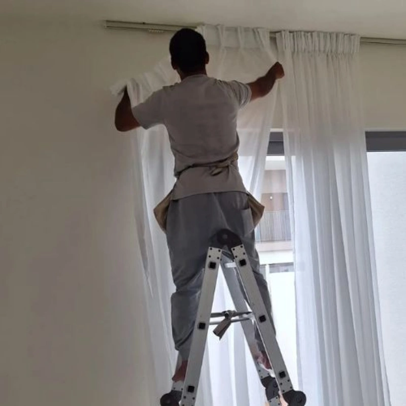 Professional theatre curtain fixing services