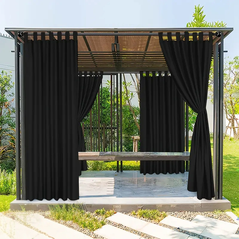 Velvet Curtains for Outdoor Spaces