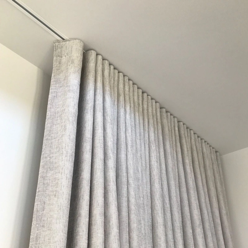 Elegant wave curtain tracks for smooth draping