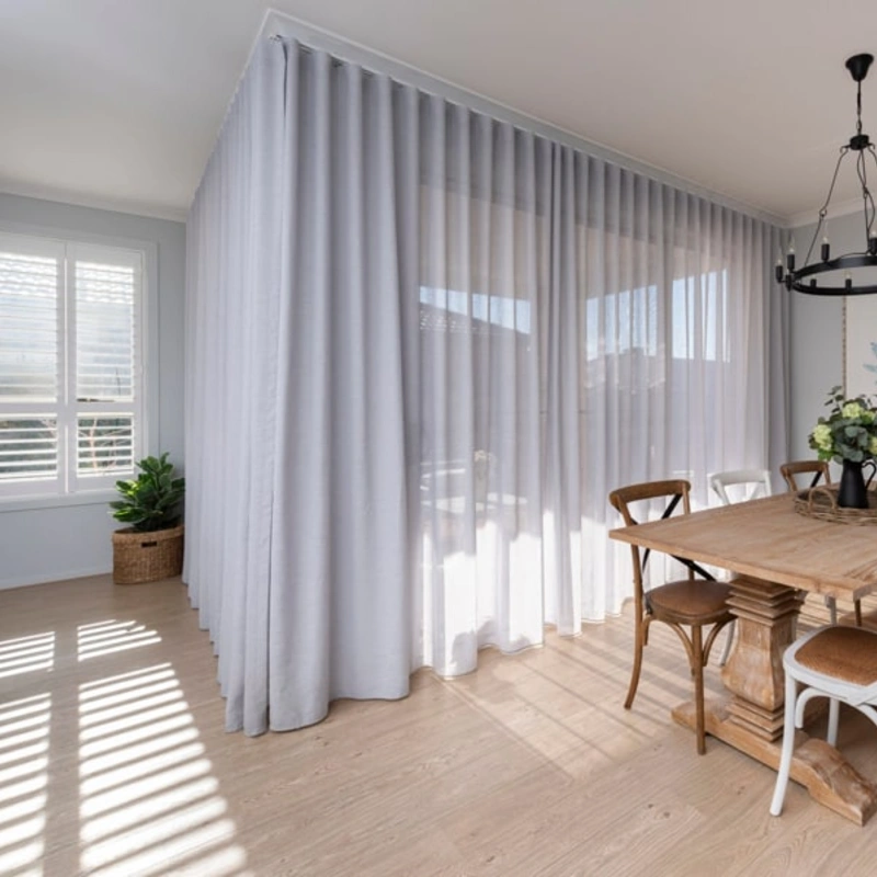 wave style curtains for living room