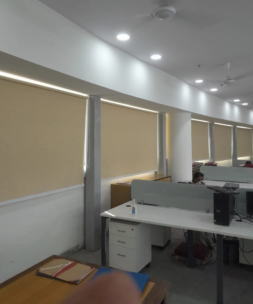 Functional blinds for desks