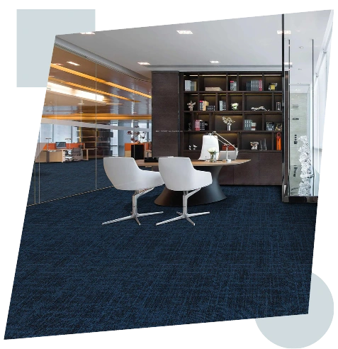 Durable Stylish Blue Carpet Dubai