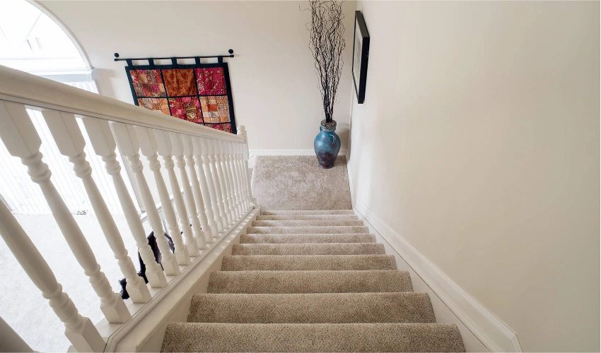 Commercial carpet installation project