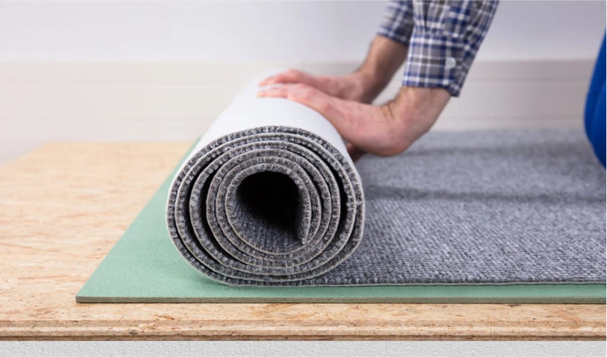 UAE Carpet Underlay Installation
