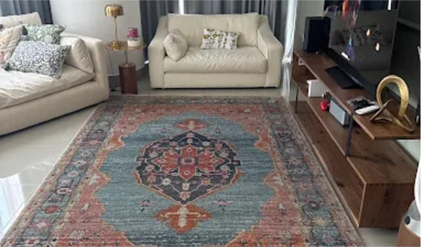 Finished Turkish carpet installation Dub