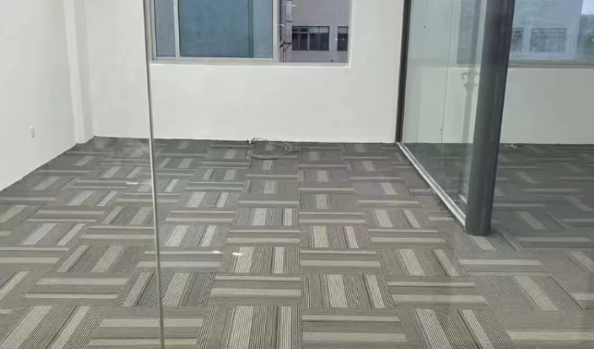Custom carpet tiles project Dubai