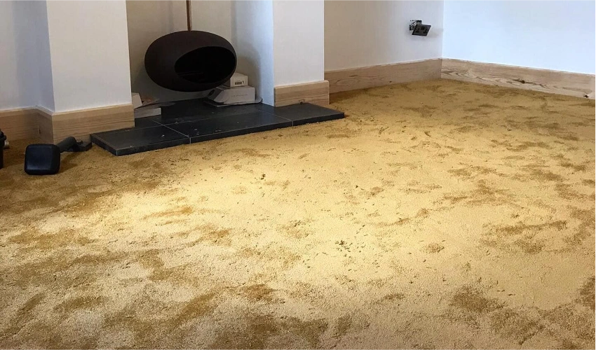 Custom wool carpet project Dubai