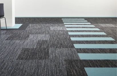 Soft cut pile carpet tiles
