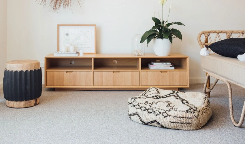 Elegant carpet installation project Dubai