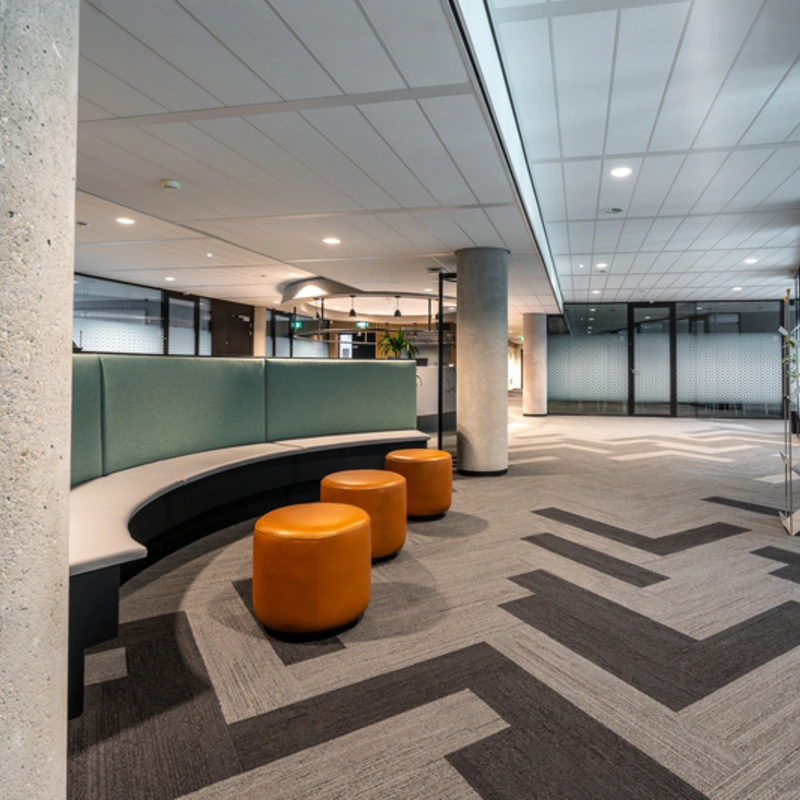 Functional carpet for workspace