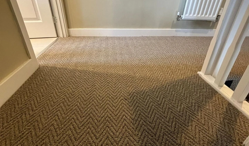 Premium fitted wall carpet look