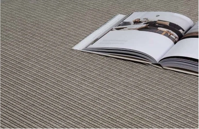 Durable loop pile sisal carpet