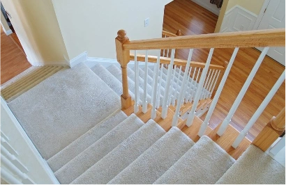 Durable polyester stair carpet