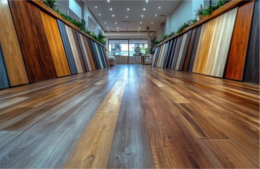 Modern vinyl flooring in Dubai