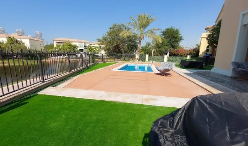 balcony grass carpets in Dubai