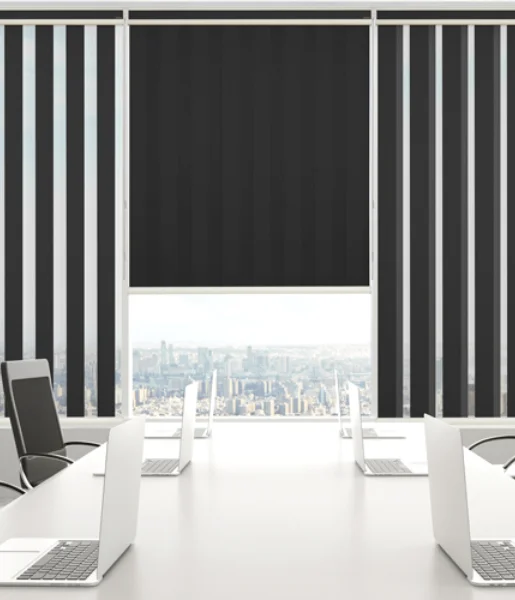 Black Aric Blinds in Dubai