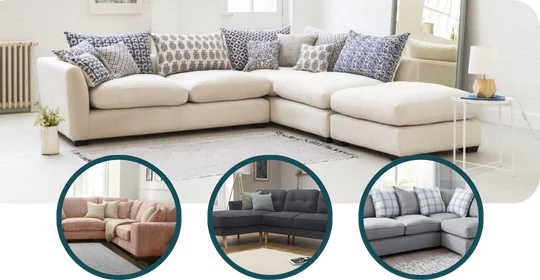 Modern corner sofas collection in Dubai homes