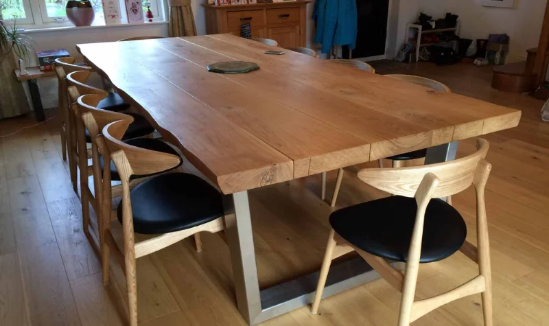Handmade wooden table Dubai