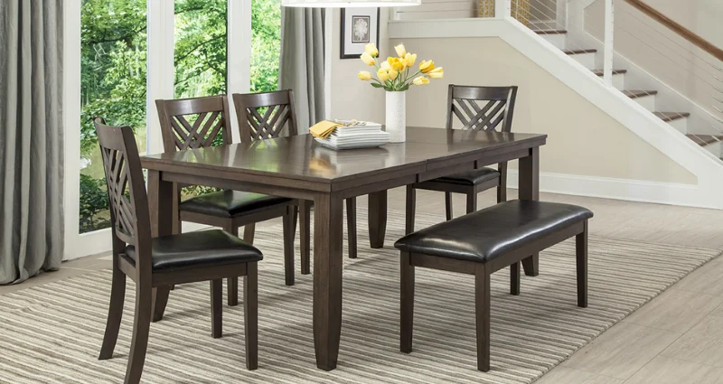 Wooden dining table Dubai