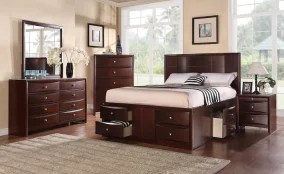 Wooden storage bed Dubai