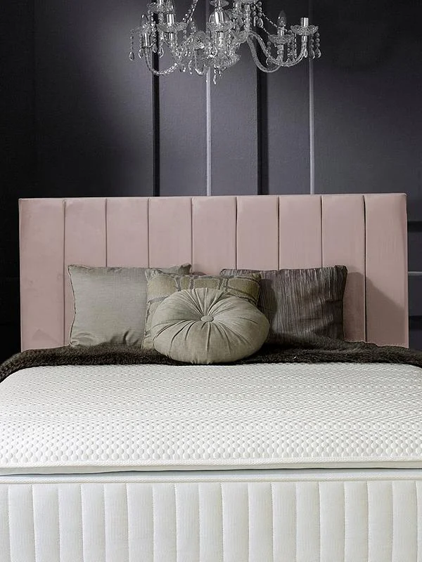 Modern double fabric headboard