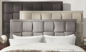 Grey beige black fabric upholstered headboards Dubai